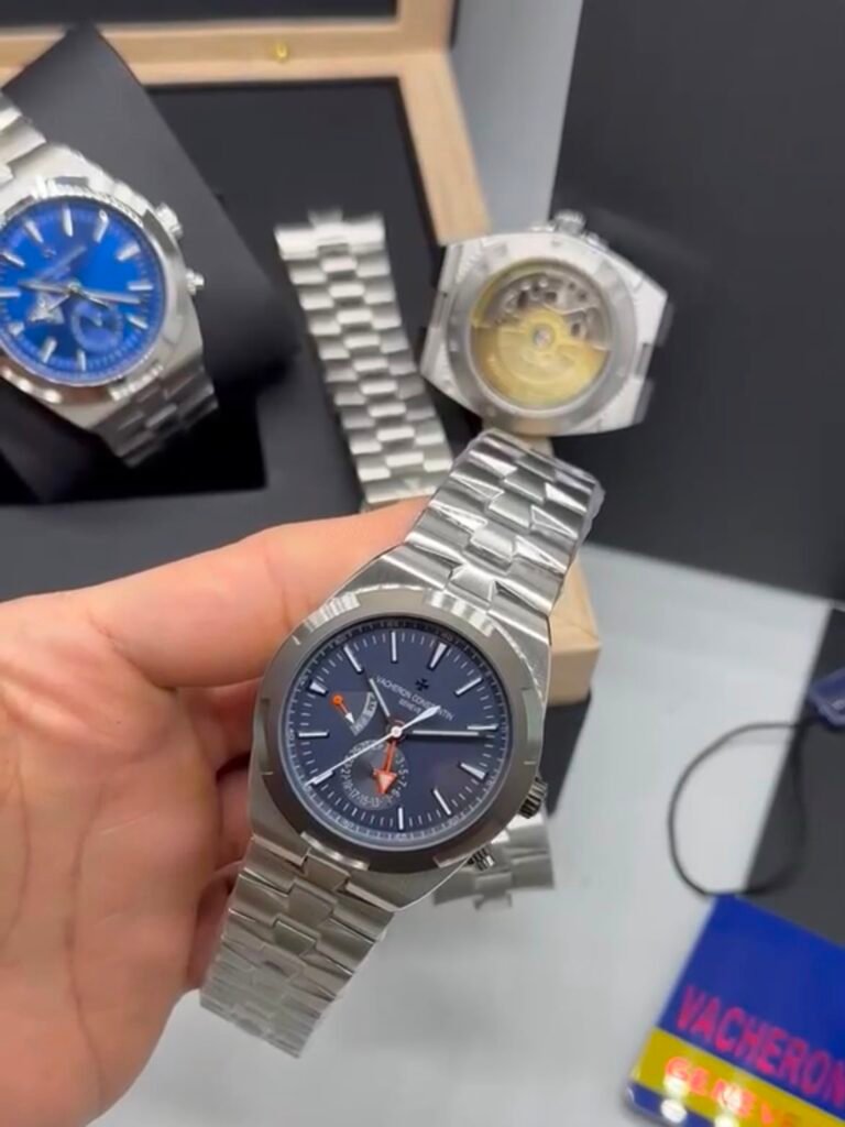 Vacheron Constantin 40mm - Aço mostrador cinza