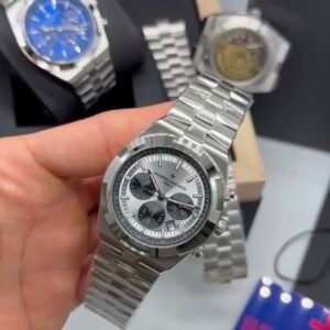 Vacheron Constantin 40mm - Aço mostrador prata