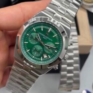 Vacheron Constantin 40mm - Aço mostrador verde