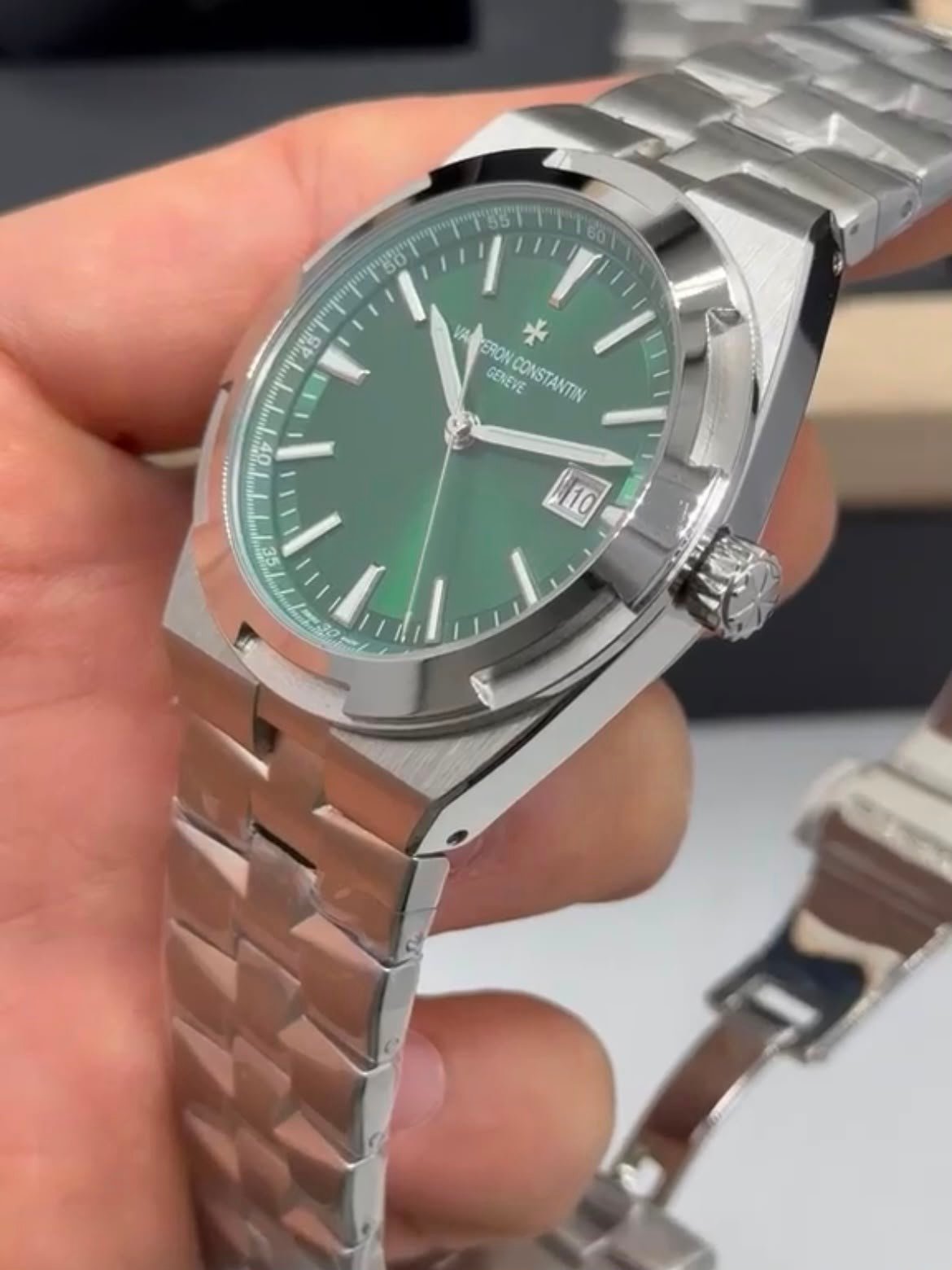 Vacheron Constantin 40mm - Aço mostrador verde - Imagem 3