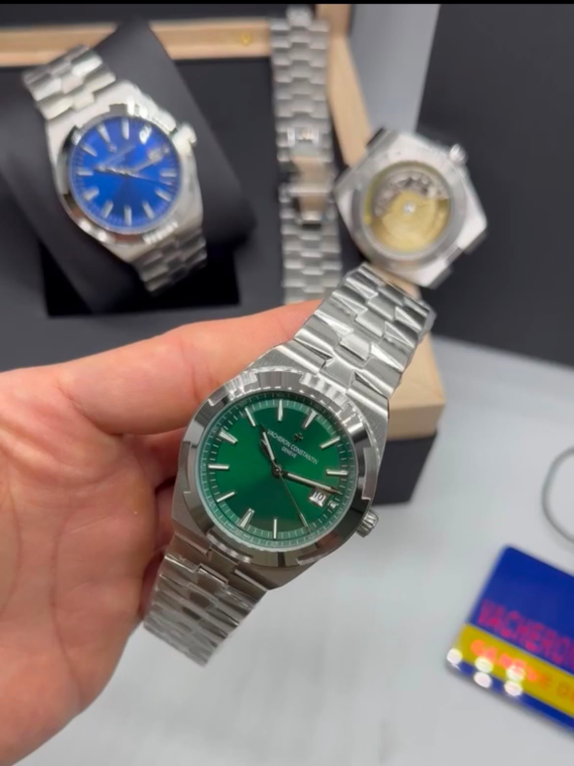 Vacheron Constantin 40mm - Aço mostrador verde - Imagem 5