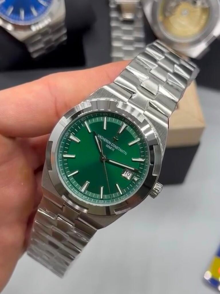 Vacheron Constantin 40mm - Aço mostrador verde