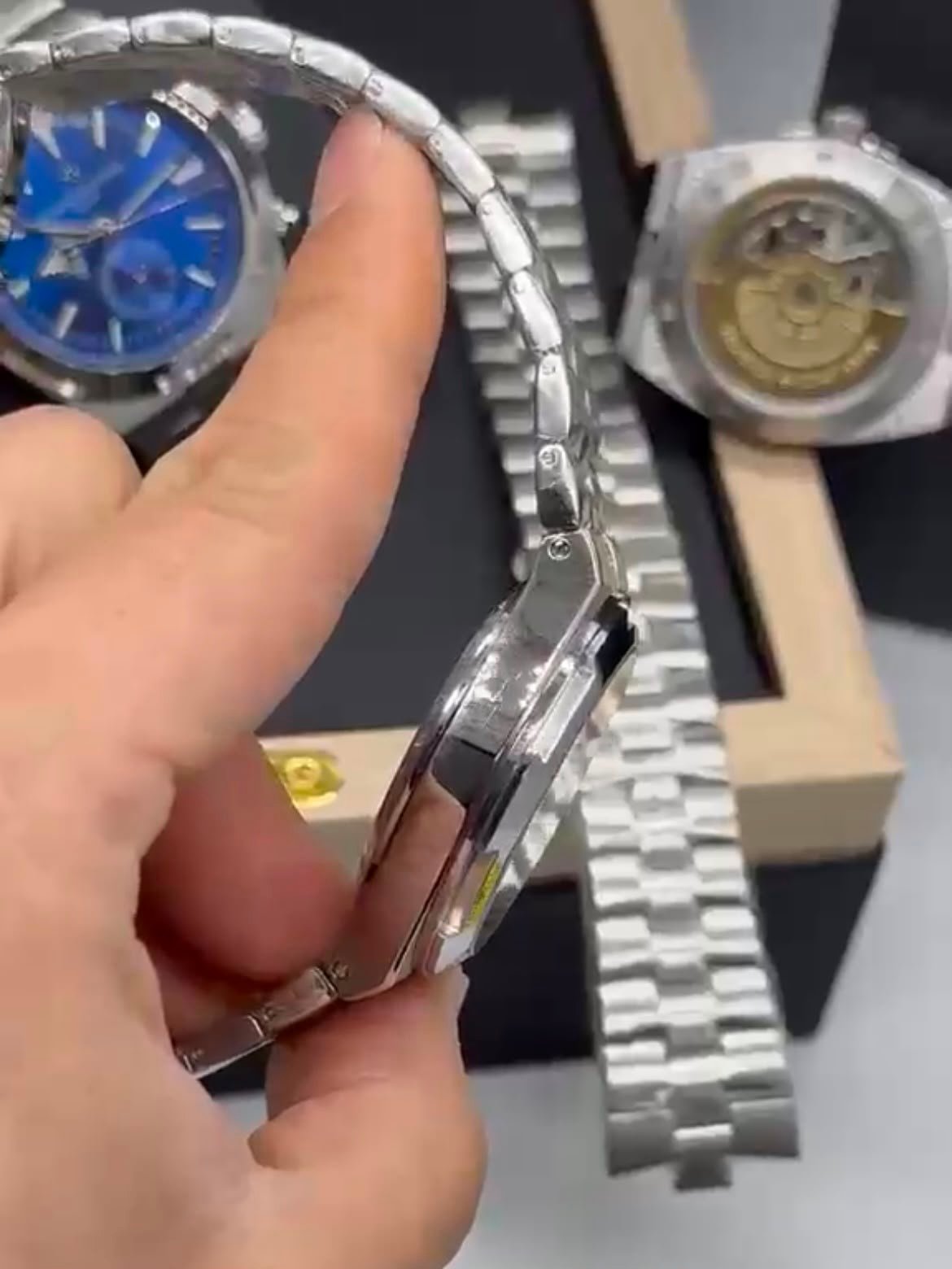 Vacheron Constantin 40mm - Aço mostrador preto - Imagem 3