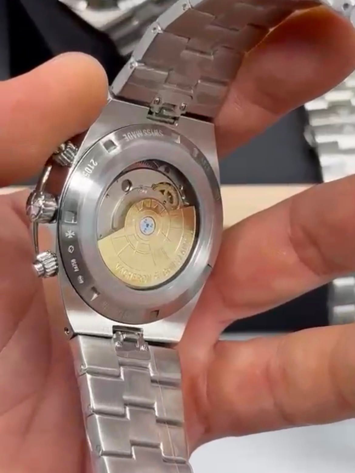 Vacheron Constantin 40mm - prata Aço mostrador azul - Imagem 2