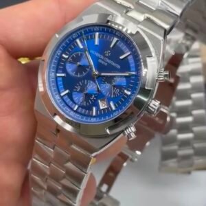 Vacheron Constantin 40mm - prata Aço mostrador azul