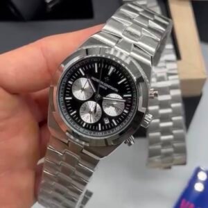 Vacheron Constantin 40mm - prata Aço mostrador preto