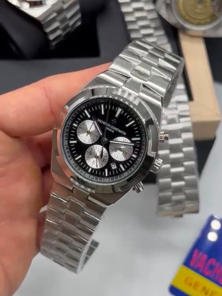 Vacheron Constantin 40mm - prata Aço mostrador preto