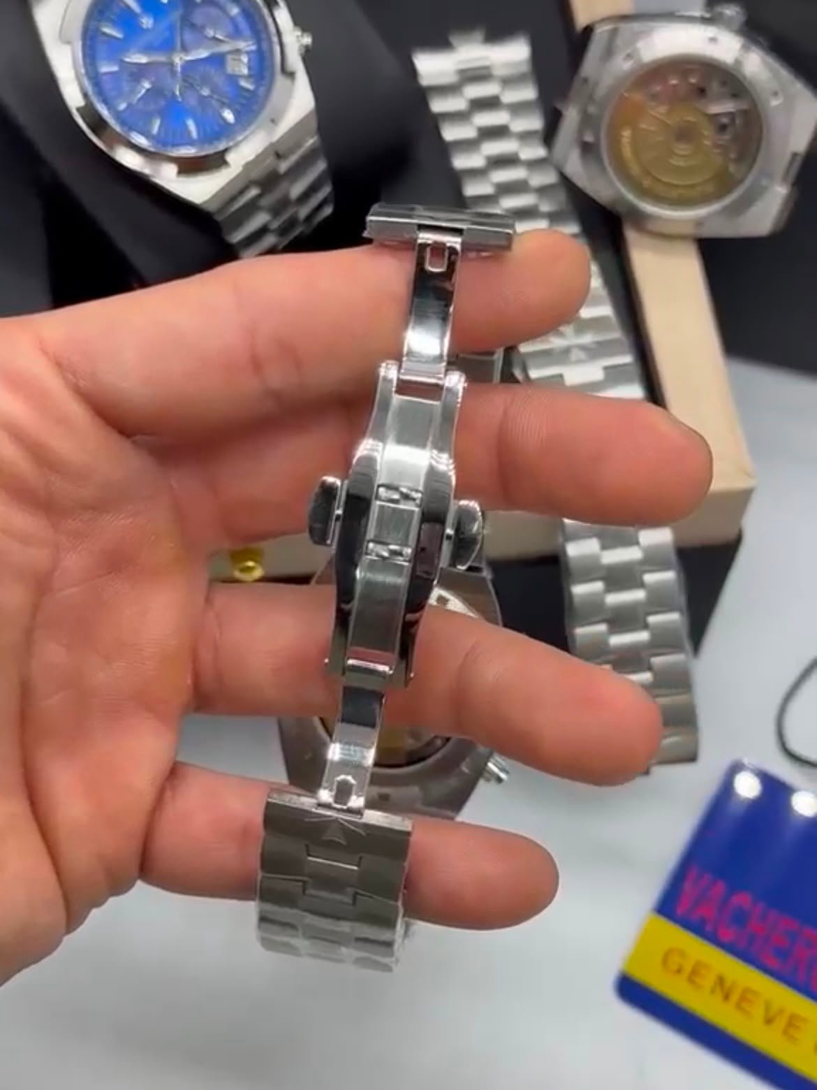 Vacheron Constantin 40mm - prata Aço mostrador preto - Imagem 4