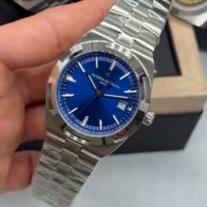 Vacheron Constantin 40mm - prata Aço mostrador azul