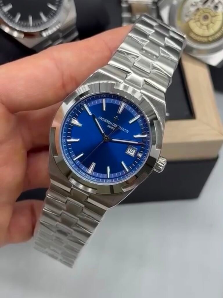 Vacheron Constantin 40mm - prata Aço mostrador azul