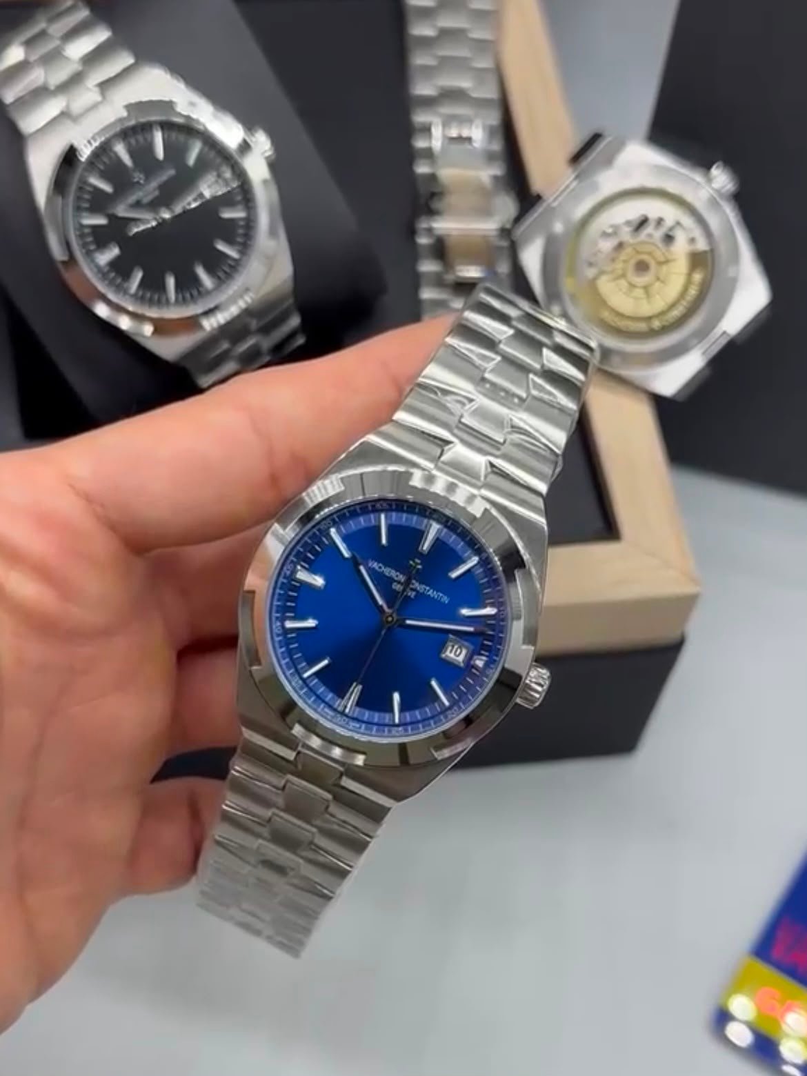 Vacheron Constantin 40mm - prata Aço mostrador azul - Imagem 4