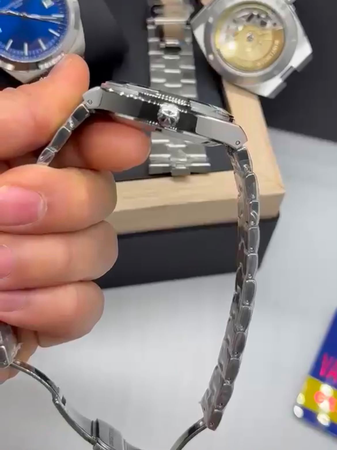 Vacheron Constantin 40mm - Aço prata mostrador marrom - Imagem 3