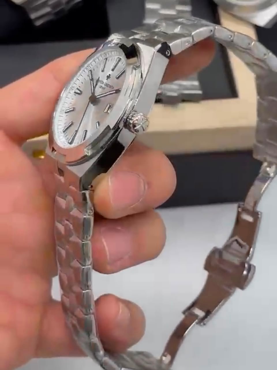 Vacheron Constantin 40mm - Aço mostrador prata - Imagem 4