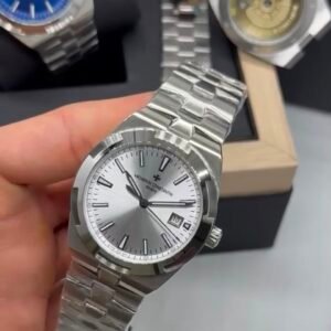 Vacheron Constantin 40mm - Aço mostrador prata