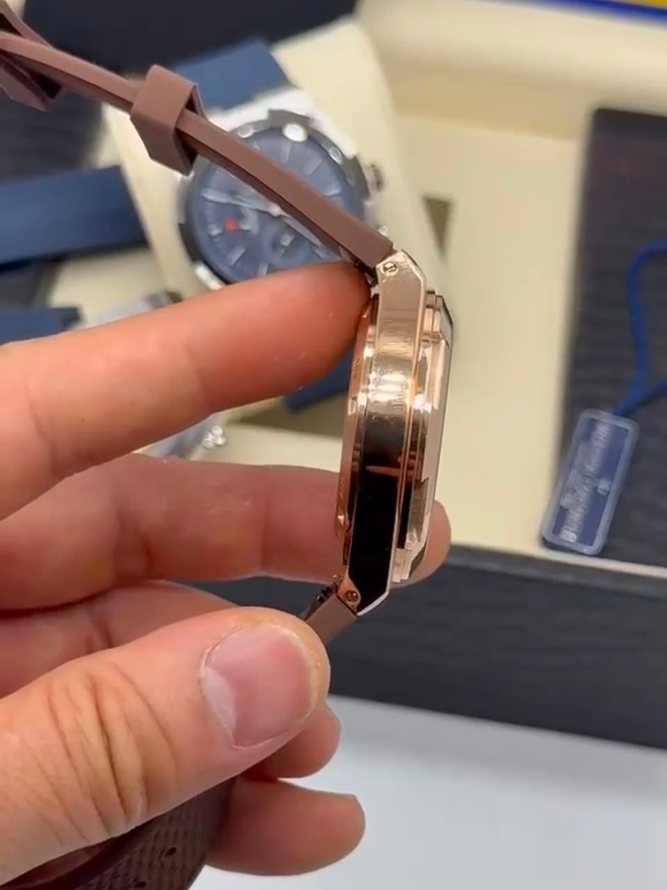 Vacheron Constantin 40mm - Aço mostrador prata pulseira silicone - Imagem 3