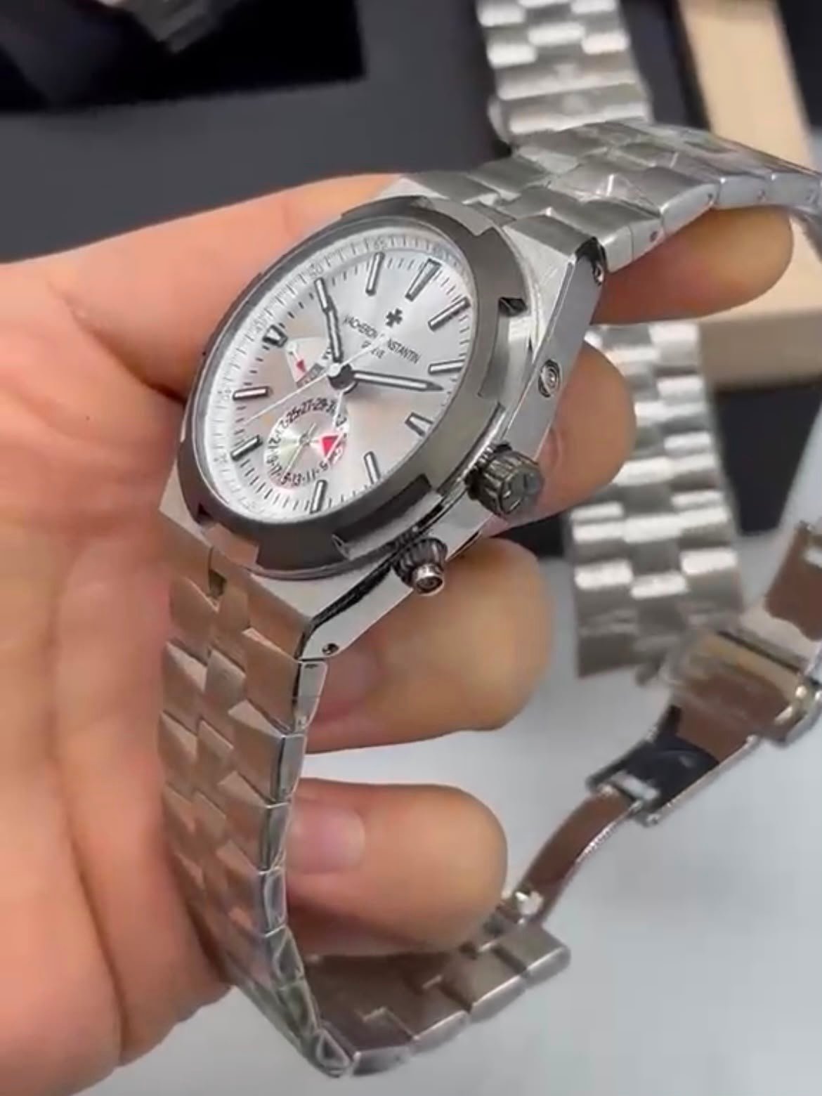 Vacheron Constantin 40mm - Aço mostrador prata - Imagem 4
