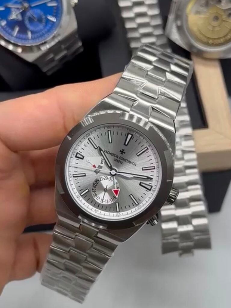 Vacheron Constantin 40mm - Aço mostrador prata