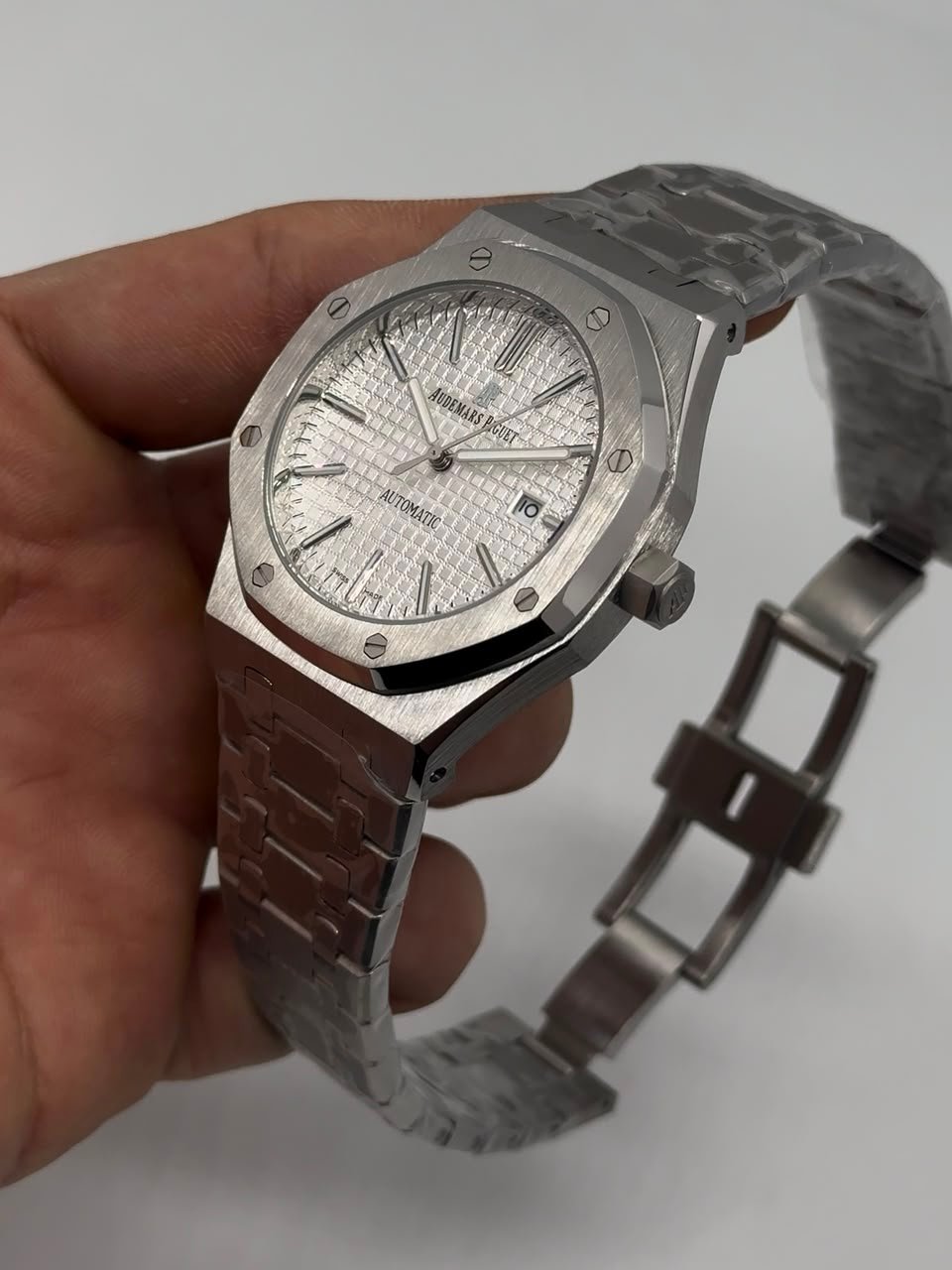 Audemars Piguet Royal Oak 42mm - Aço Mostrador branco - Imagem 4