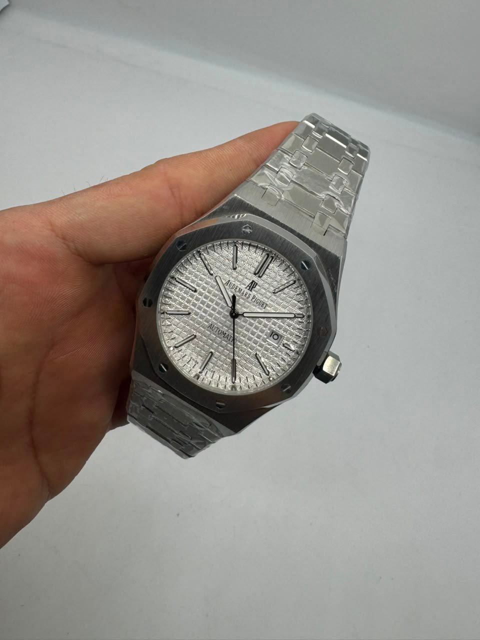 Audemars Piguet Royal Oak 42mm - Aço Mostrador branco