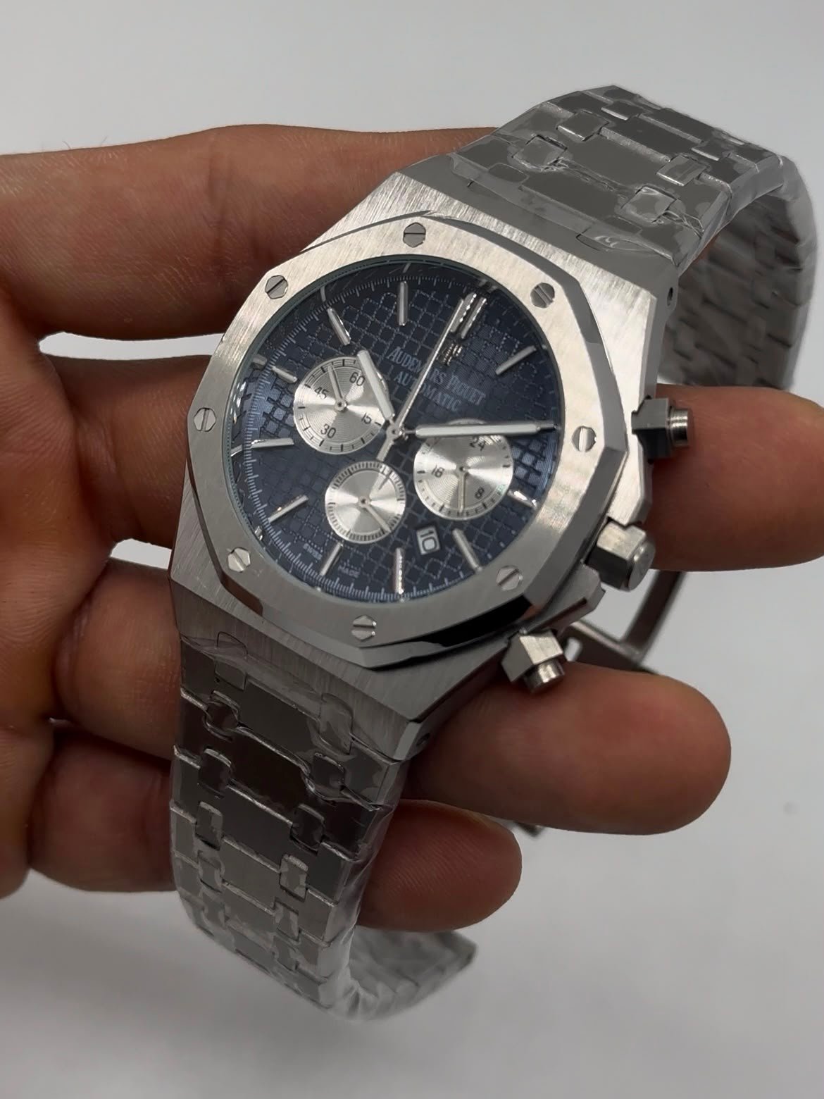 Audemars Piguet Royal Oak 42mm - Aço Mostrador Azul - Imagem 4