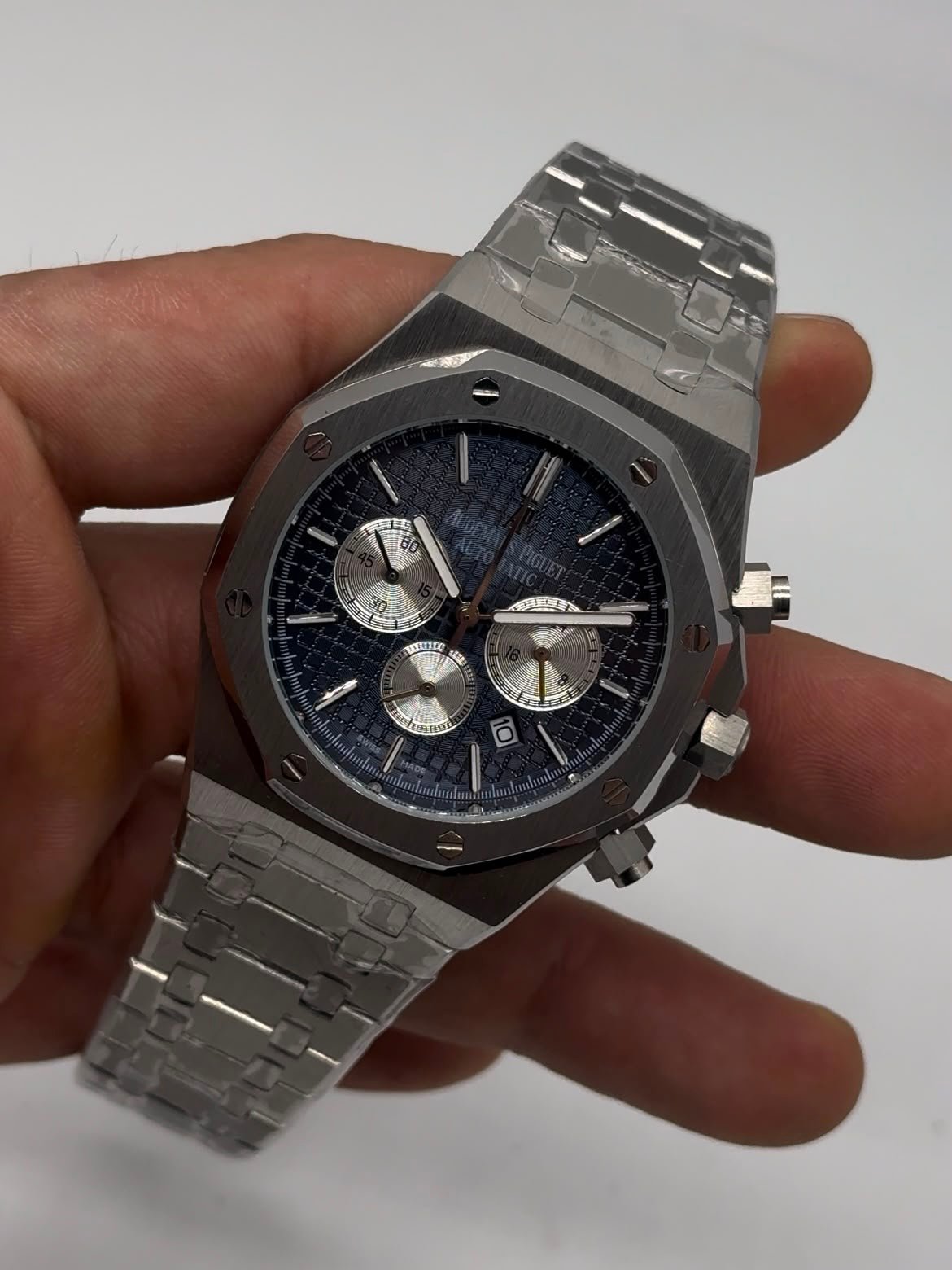 Audemars Piguet Royal Oak 42mm - Aço Mostrador Azul - Imagem 5