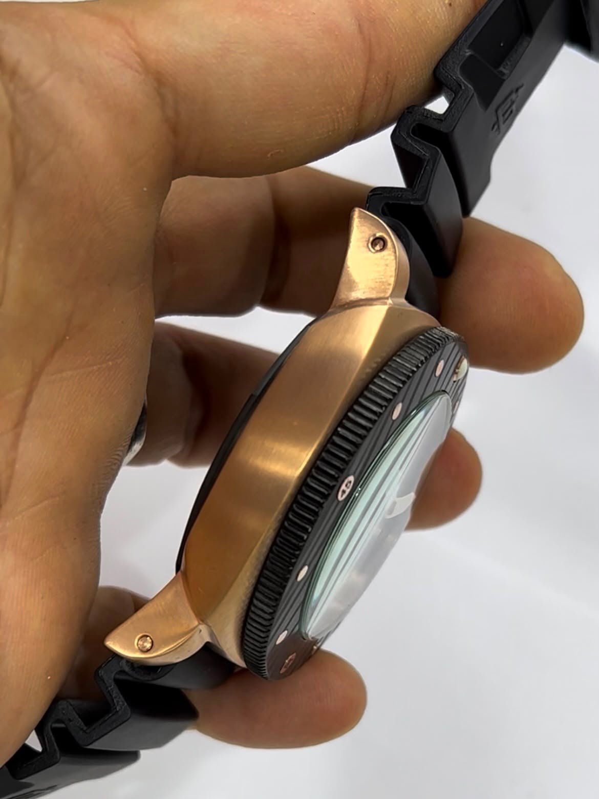 Panerai Submersible Luna Rossa 47mm - Aço Mostrador preto - borracha - Imagem 2