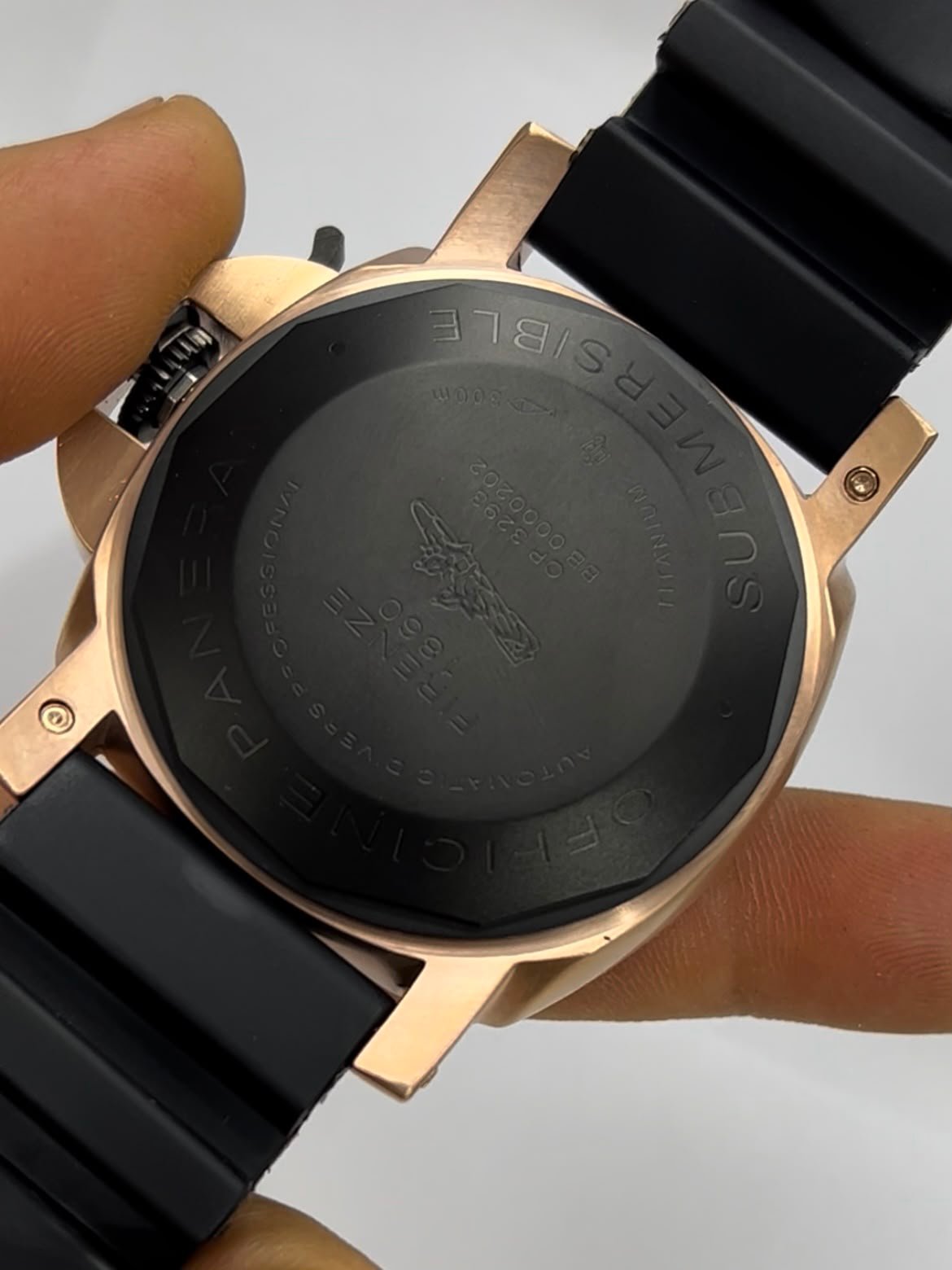 Panerai Submersible Luna Rossa 47mm - Aço Mostrador preto - borracha - Imagem 5
