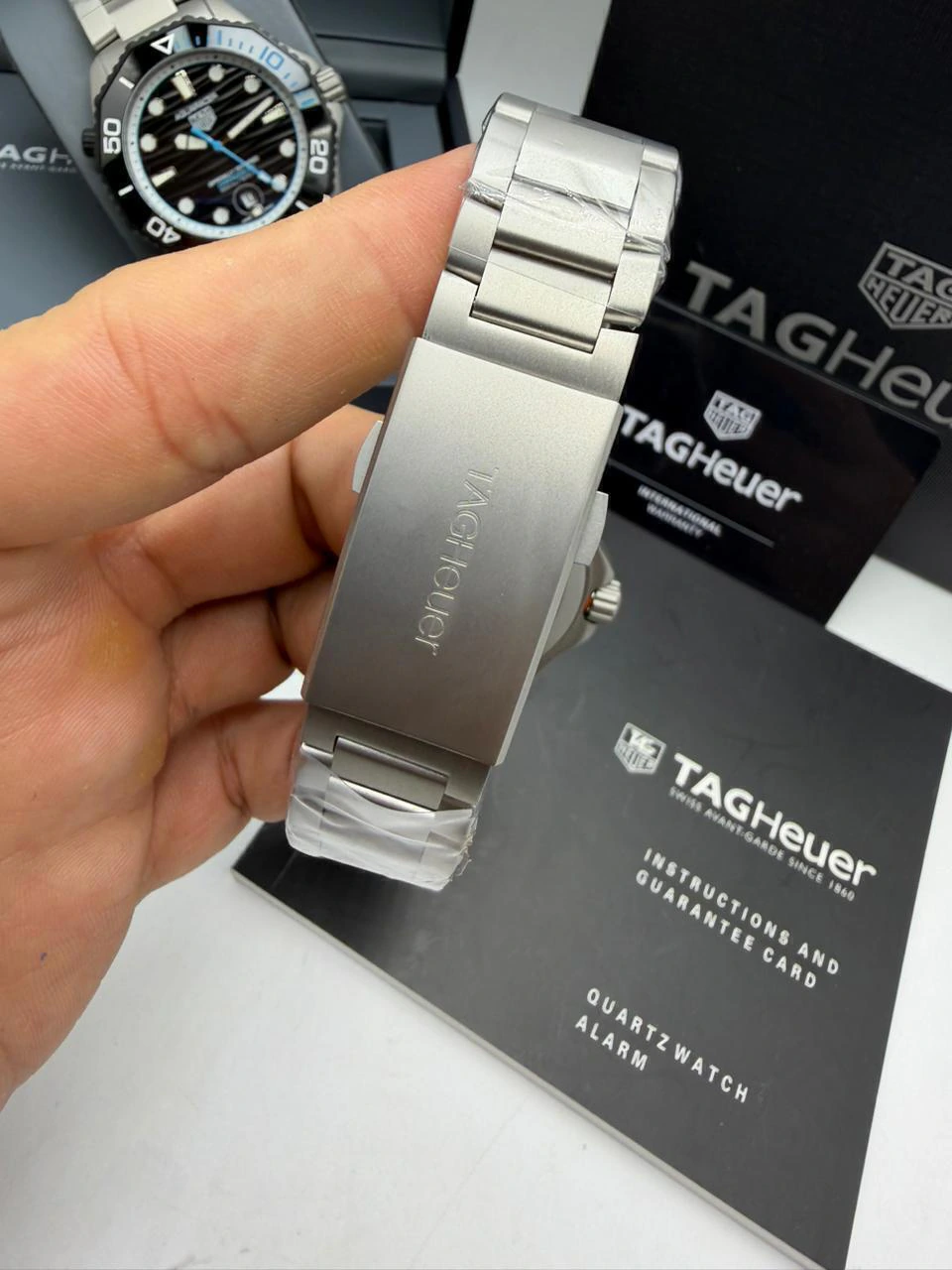 TAG Heuer Aquaracer Chronometer 43mm - AÇO MOSTRADOR PRETO - Imagem 3