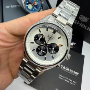 TAG Heuer Carrera 44mm - AÇO MOSTRADOR BRANCO