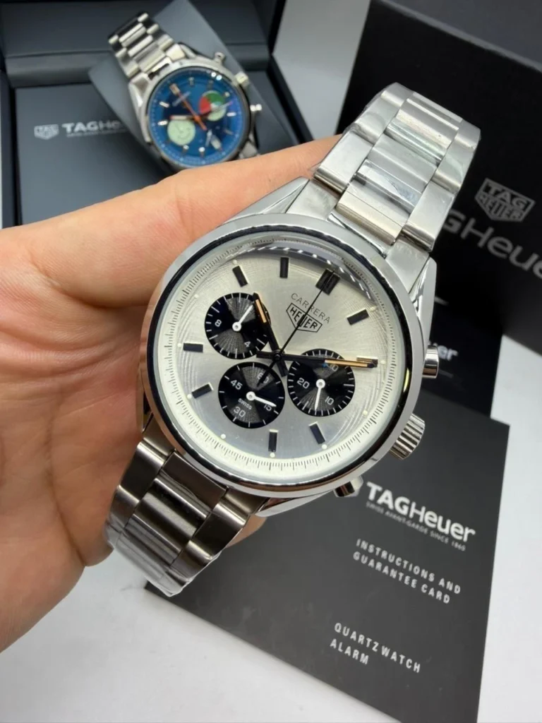 TAG Heuer Carrera 44mm - AÇO MOSTRADOR BRANCO