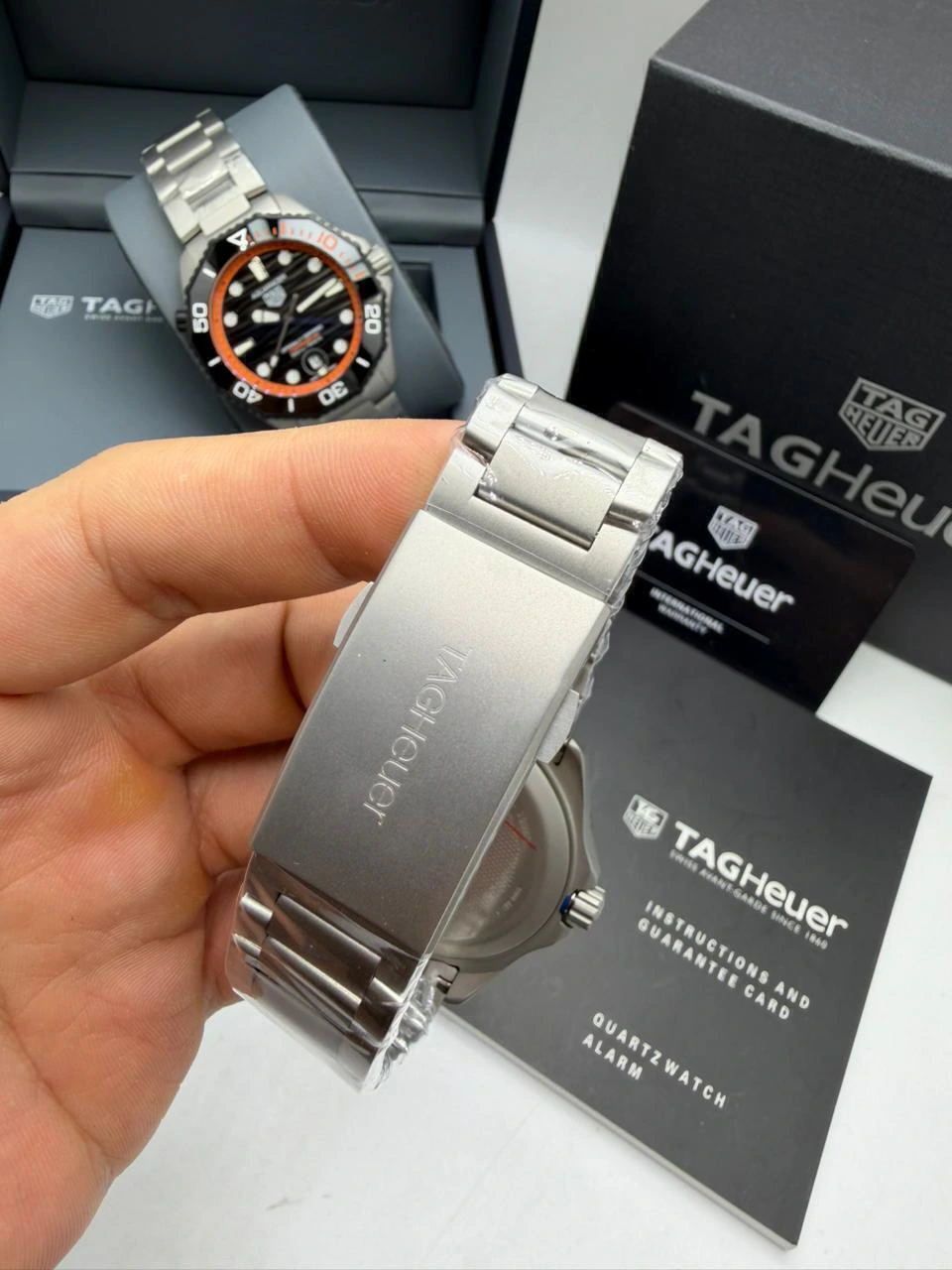 TAG Heuer Aquaracer Chronometer 43mm - AÇO MOSTRADOR PRETO - Imagem 4