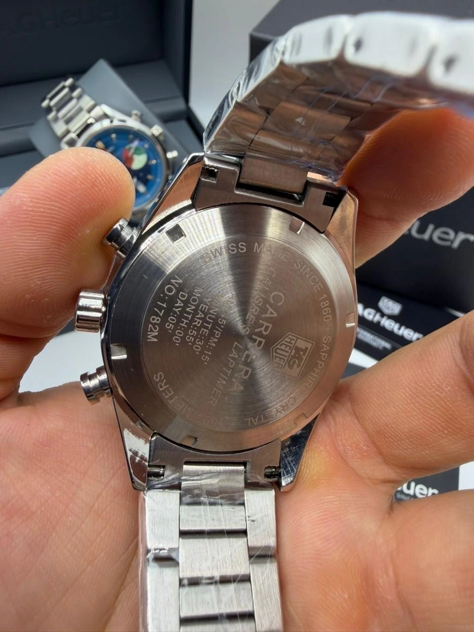 TAG Heuer Carrera 44mm - AÇO MOSTRADOR PRETO - Imagem 5