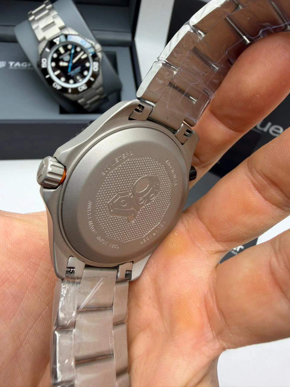 TAG Heuer Aquaracer Chronometer 43mm - AÇO MOSTRADOR PRETO - Imagem 4