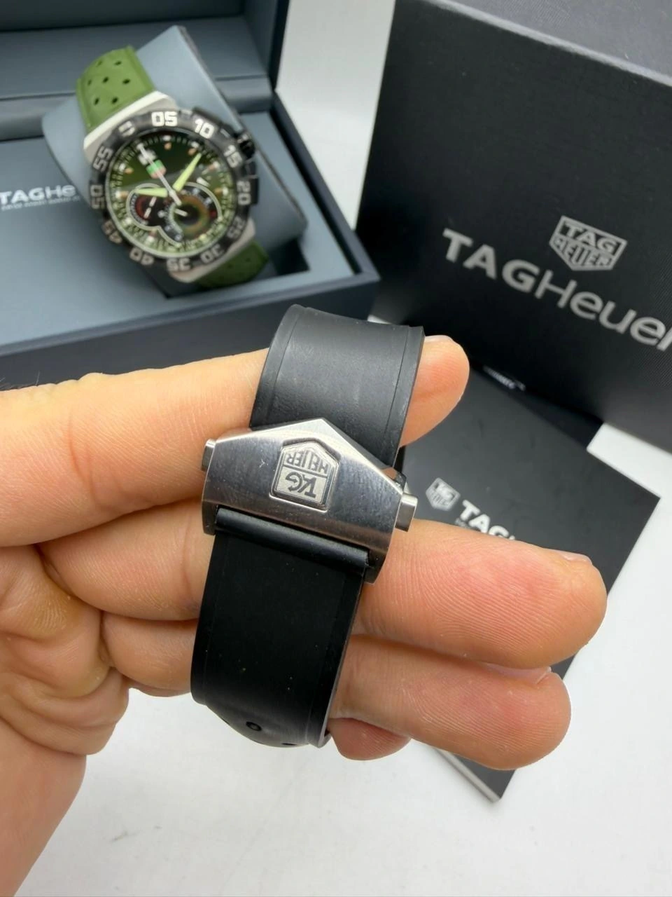 TAG Heuer Fórmula 1 44mm - AÇO MOSTRADOR BRANCO - SILICONE - Imagem 5
