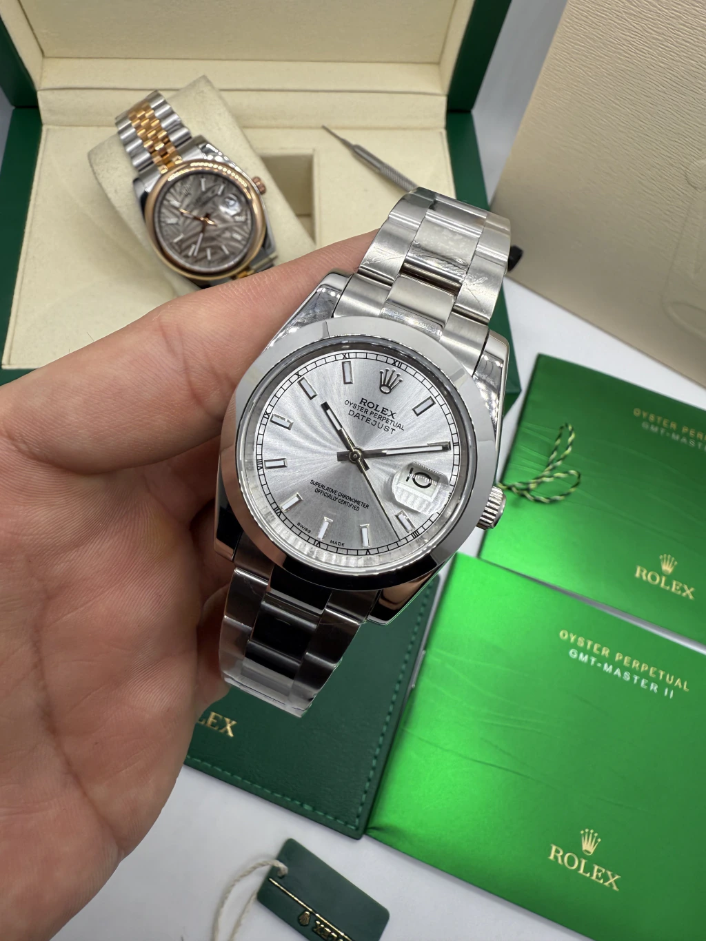 Datejust 40mm - AÇO MOSTRADOR PRATA