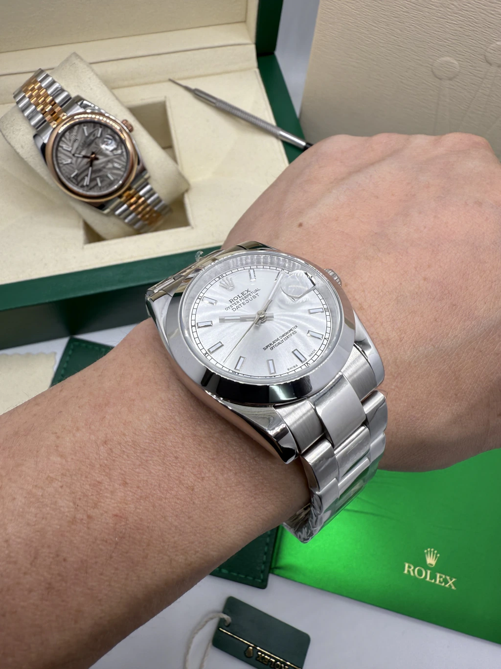 Datejust 40mm - AÇO MOSTRADOR PRATA - Imagem 5