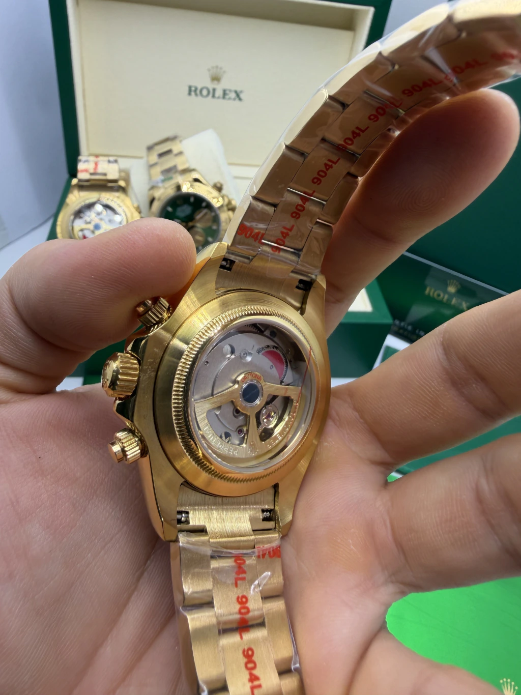 Daytona 40mm - AÇO DOURADO MOSTRADOR PRETO - Imagem 3