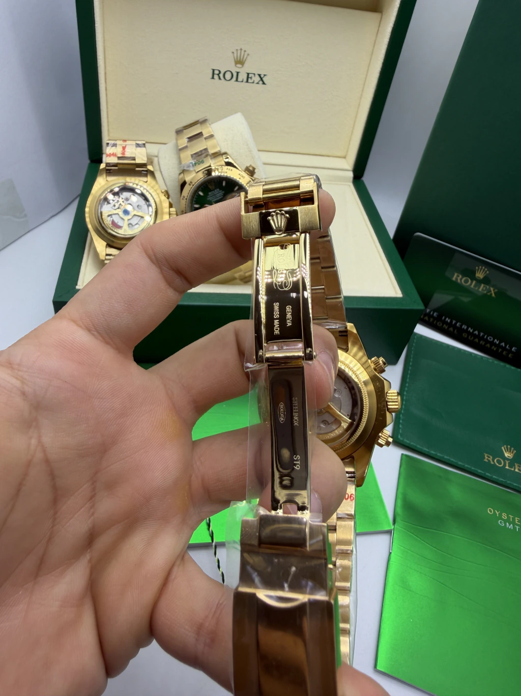 Daytona 40mm - AÇO DOURADO MOSTRADOR PRETO - Imagem 4