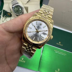 Datejust 40mm - AÇO DOURADO MOSTRADOR BRANCO