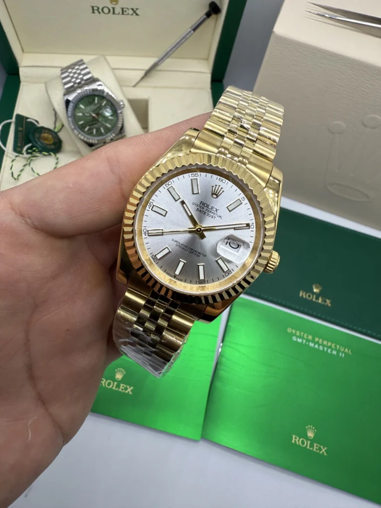 Datejust 40mm - AÇO DOURADO MOSTRADOR BRANCO