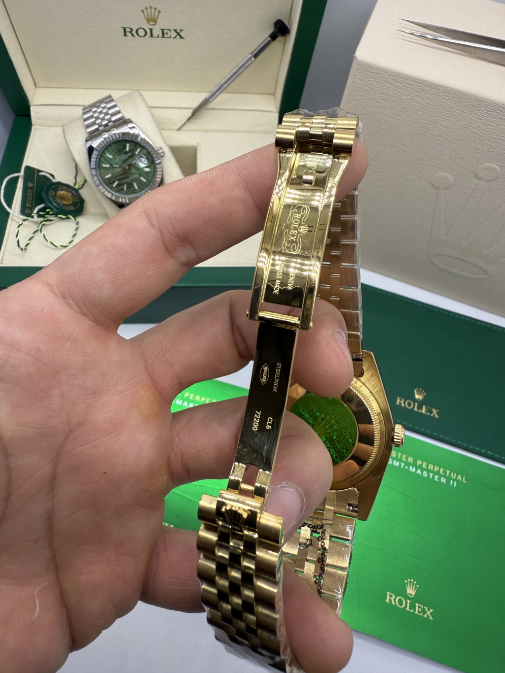 Datejust 40mm - AÇO DOURADO MOSTRADOR BRANCO - Imagem 4