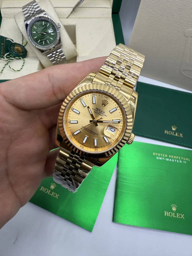 Datejust 40mm - AÇO DOURADO MOSTRADOR DOURADO