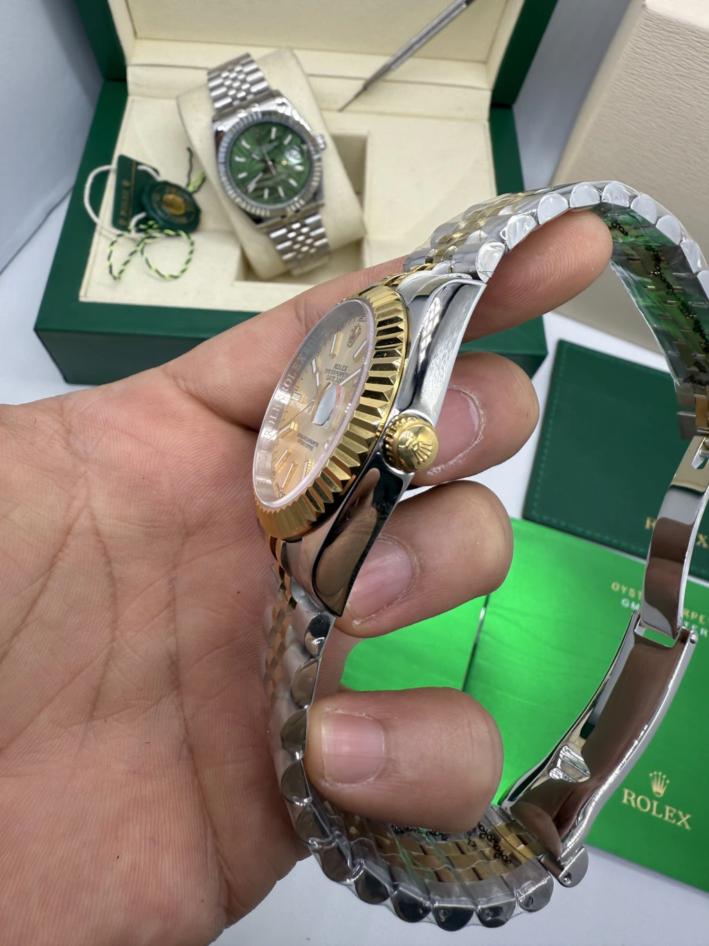Datejust 40mm - AÇO COM DOURADO MOSTRADOR DOURADO - Imagem 2