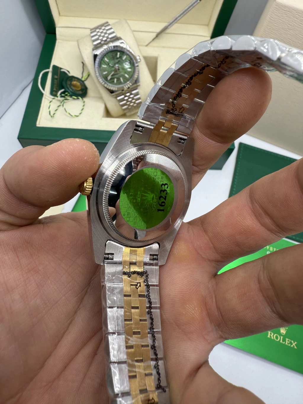 Datejust 40mm - AÇO COM DOURADO MOSTRADOR DOURADO - Imagem 3