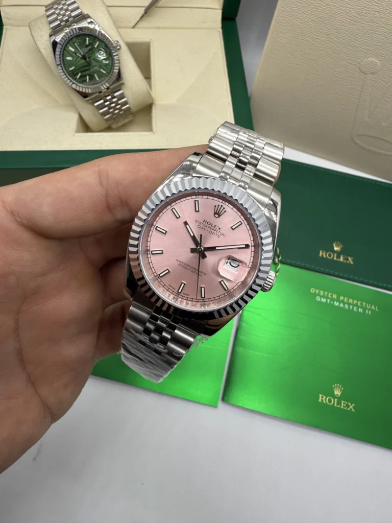 Datejust 40mm - AÇO MOSTRADOR ROSA
