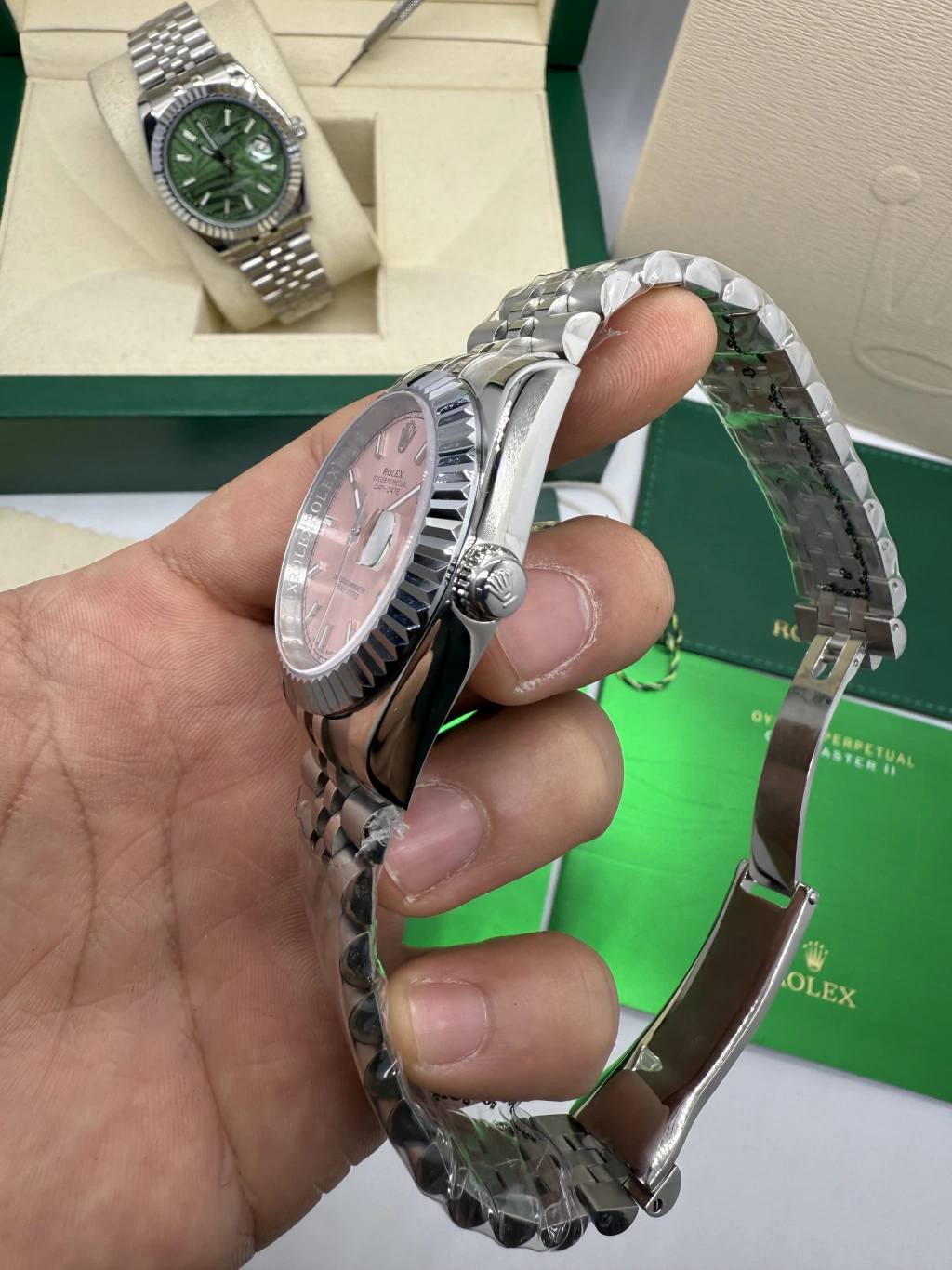Datejust 40mm - AÇO MOSTRADOR ROSA - Imagem 2
