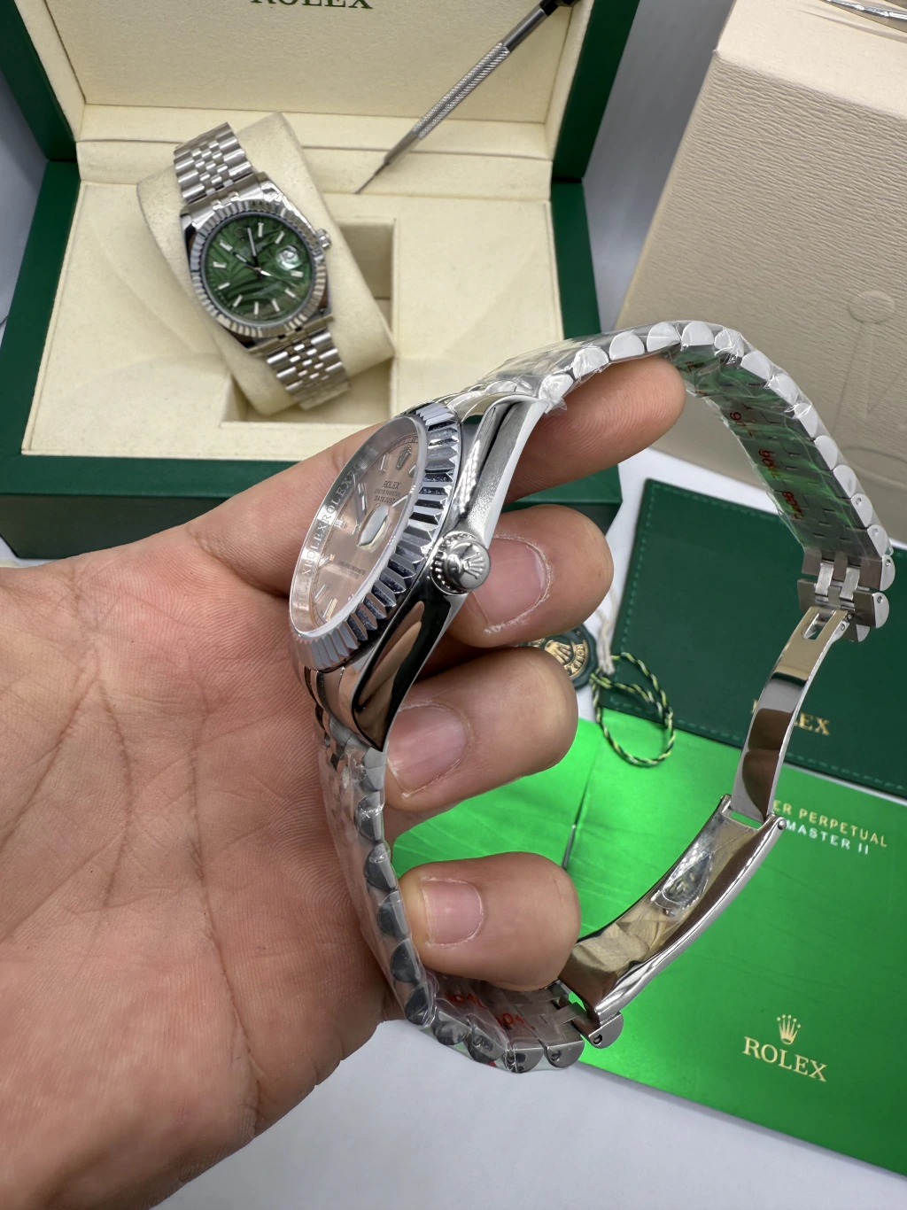 Datejust 40mm - AÇO MOSTRADOR ROSE - Imagem 2