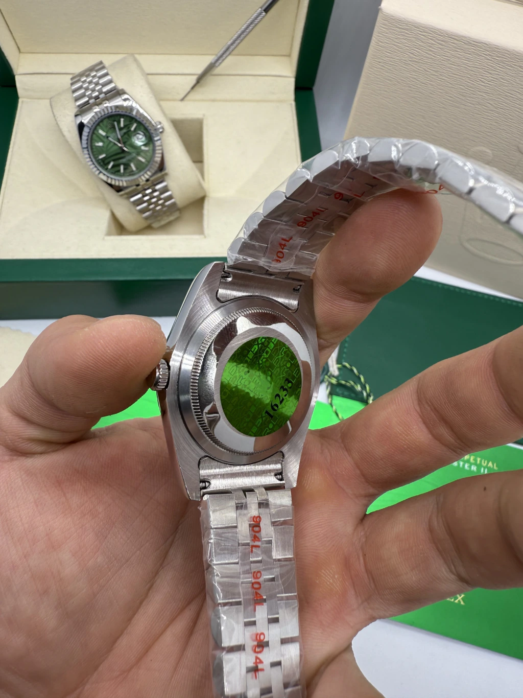 Datejust 40mm - AÇO MOSTRADOR ROSE - Imagem 3