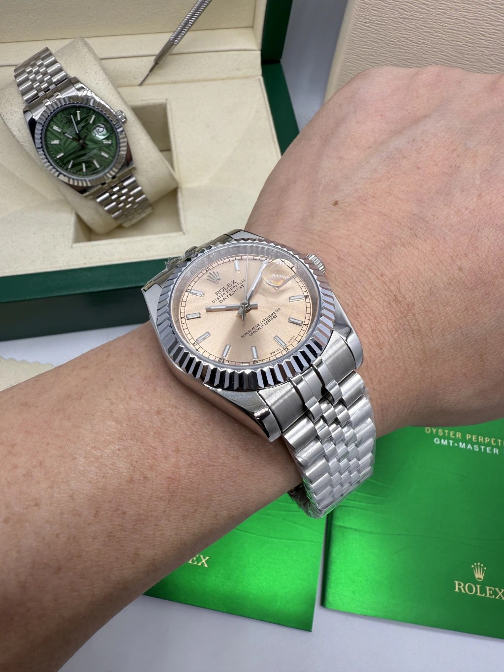 Datejust 40mm - AÇO MOSTRADOR ROSE - Imagem 5