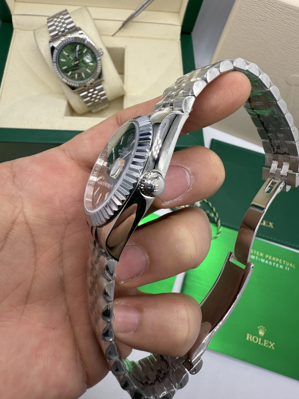 Datejust 40mm - AÇO MOSTRADOR PRETO - Imagem 2